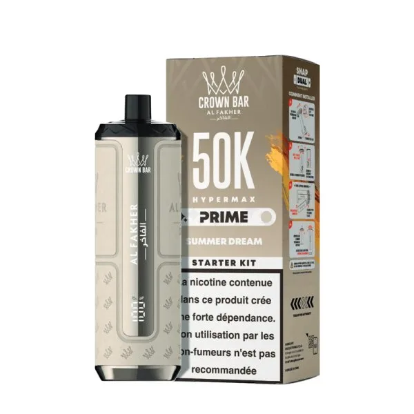 Starter Kit Hypermax Prime 50k 1000mAh 20ml / 6mg - Crown Bar by Al Fakher - image 5