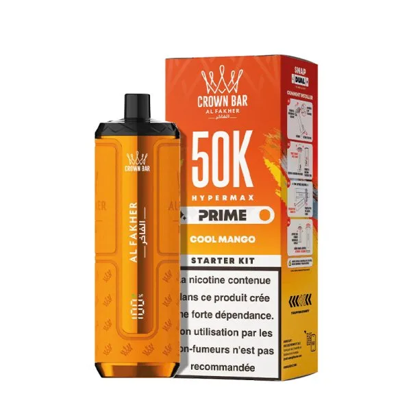 Starter Kit Hypermax Prime 50k 1000mAh 20ml / 6mg - Crown Bar by Al Fakher - image 7