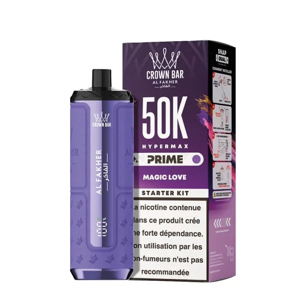 Starter Kit Hypermax Prime 50k 1000mAh 20ml / 6mg - Crown Bar by Al Fakher - image 8