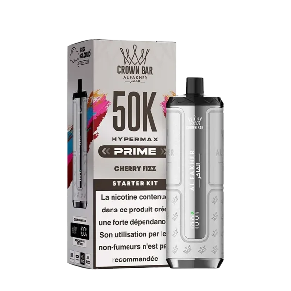 Starter Kit Hypermax Prime 50k 1000mAh 20ml / 6mg - Crown Bar by Al Fakher - image 10
