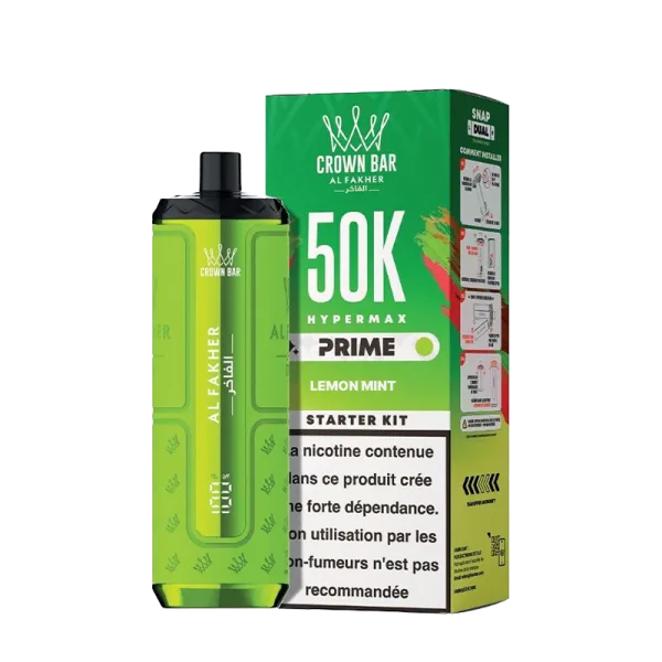 Starter Kit Hypermax Prime 50k 1000mAh 20ml / 6mg - Crown Bar by Al Fakher - image 12