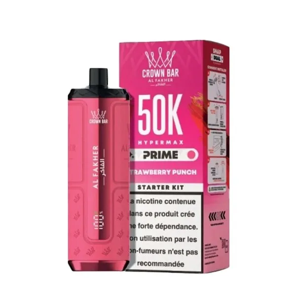 Starter Kit Hypermax Prime 50k 1000mAh 20ml / 6mg - Crown Bar by Al Fakher - image 18