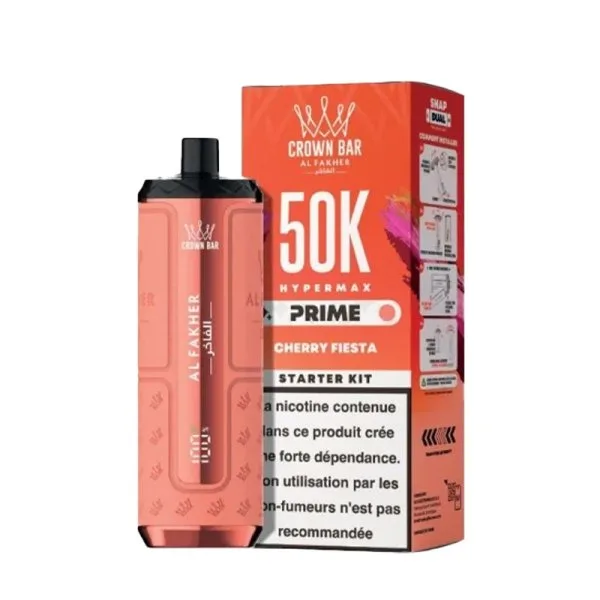 Starter Kit Hypermax Prime 50k 1000mAh 20ml / 6mg - Crown Bar by Al Fakher - image 20