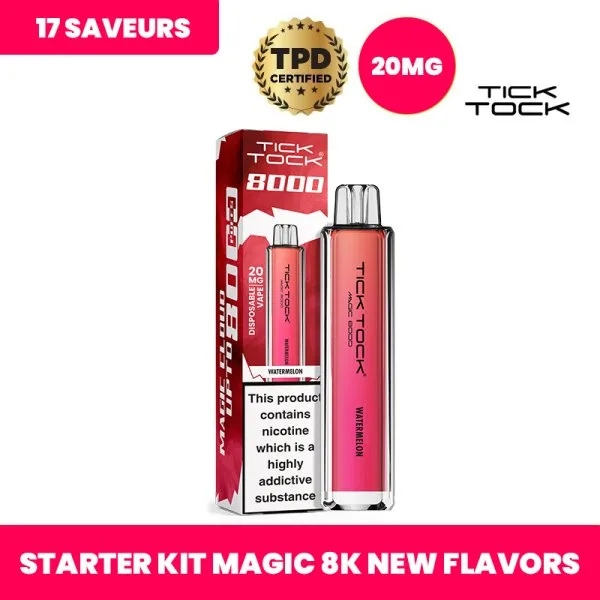 Starter Kit Magic 8k New Flavors 2% - Tick Tock - image 3