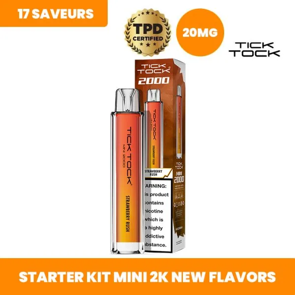 Starter Kit Mini 2k New Flavors 2% - Tick Tock - image 3