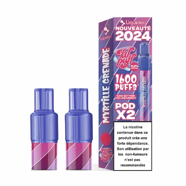 Cartouches Pré-Remplies 17mg (2pcs) - Wpuff 2.0 by Liquideo - image 16