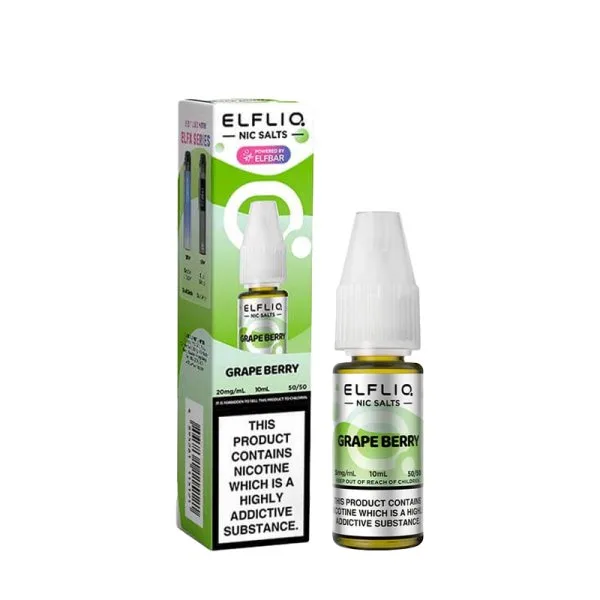 Grape Berry Nic Salt 10ml - Elfliq by Elfbar - image 4