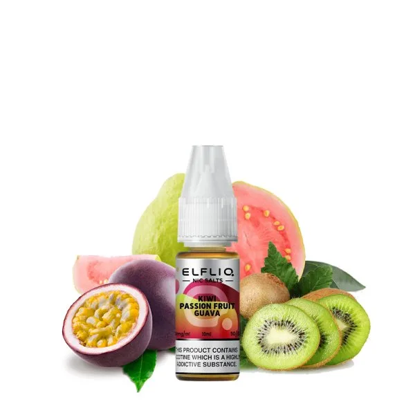 Kiwi Passion Fruit Guava Nic Salt 10ml - Elfliq by Elfbar - image 2
