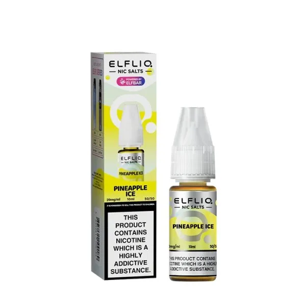Pineapple Ice Nic Salt 10ml - Elfliq by Elfbar - image 4