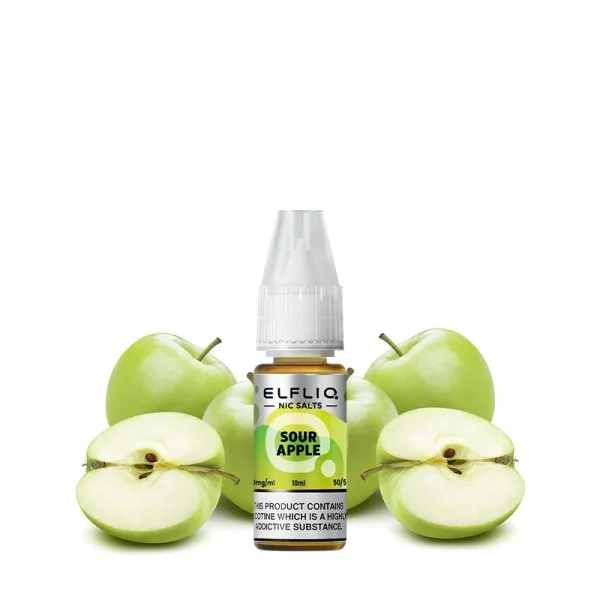 Sour Apple Nic Salt 10ml - Elfliq by Elfbar - image 2