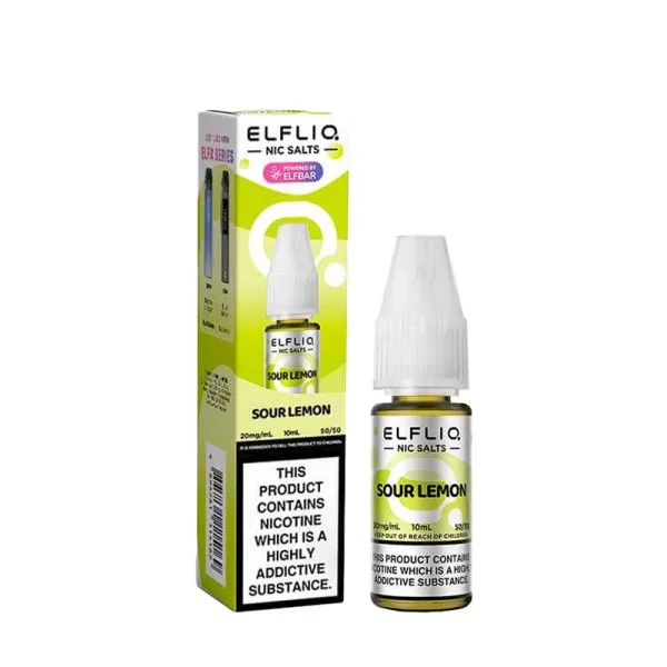 Sour Lemon Nic Salt 10ml - Elfliq by Elfbar - image 4