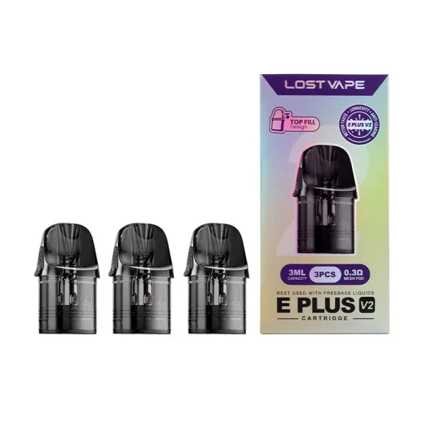 Cartouches E-Plus Pod 0.3/0.6Ω 3ml V2 (3pcs)- Lost Vape - image 4