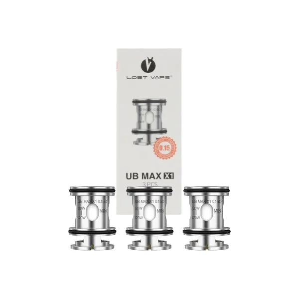 Résistances UB Max V2 0.15/0.2/0.3/0.4Ω (3pcs) - Lost Vape