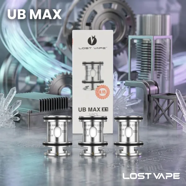 Résistances UB Max V2 0.15/0.2/0.3/0.4Ω (3pcs) - Lost Vape - image 3