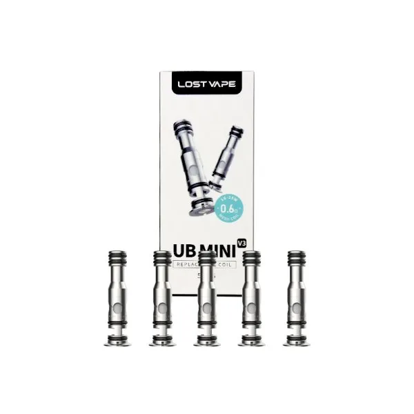 Résistances UB Mini V3 series 0.6/0.8/1.0Ω (5pcs) - Lost Vape