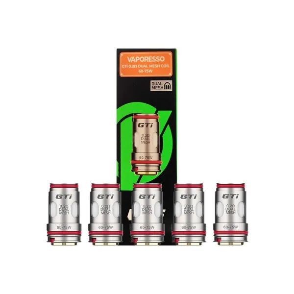 Résistances GTi 0.15/0.2/0.4Ω Dual Mesh (5pcs) - Vaporesso - image 2