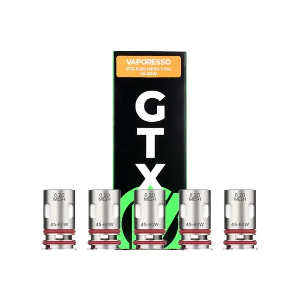 Résistances GTX V2 0.15/0.2/0.3/0.4/0.6/0.8/1.2Ω (5pcs) - Vaporesso - image 2