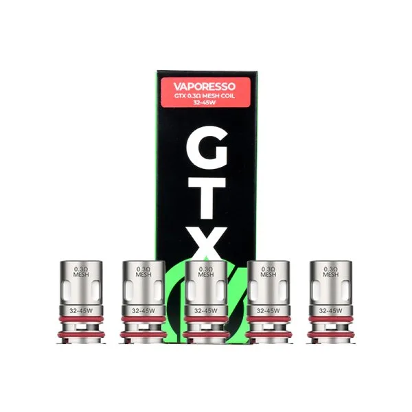 Résistances GTX V2 0.15/0.2/0.3/0.4/0.6/0.8/1.2Ω (5pcs) - Vaporesso - image 5