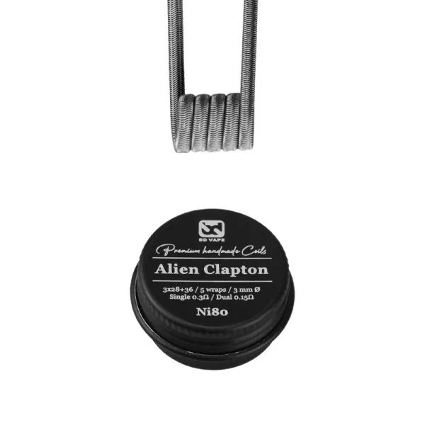 Alien Clapton Ni80 0.3Ω Handmade (2pcs) - BD Vape - image 2