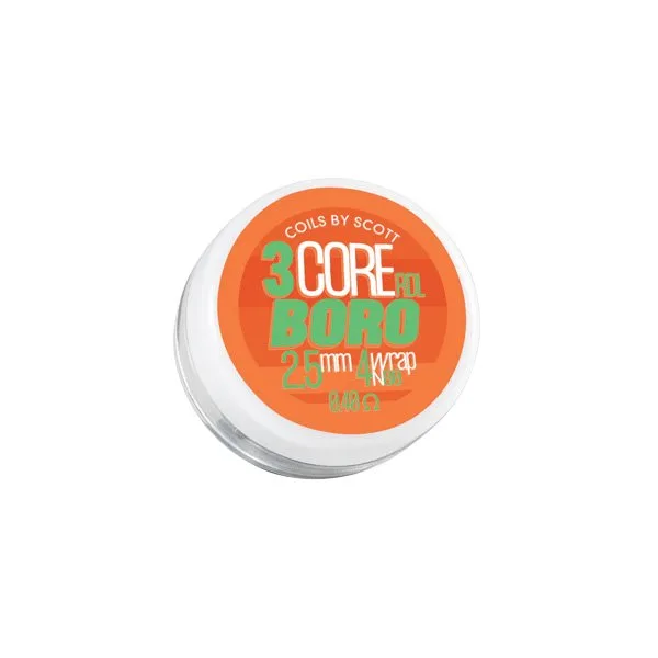 3-Core Boro Alien RDL 0.40Ω Ni80 (2pcs) - Coils by Scott - image 2