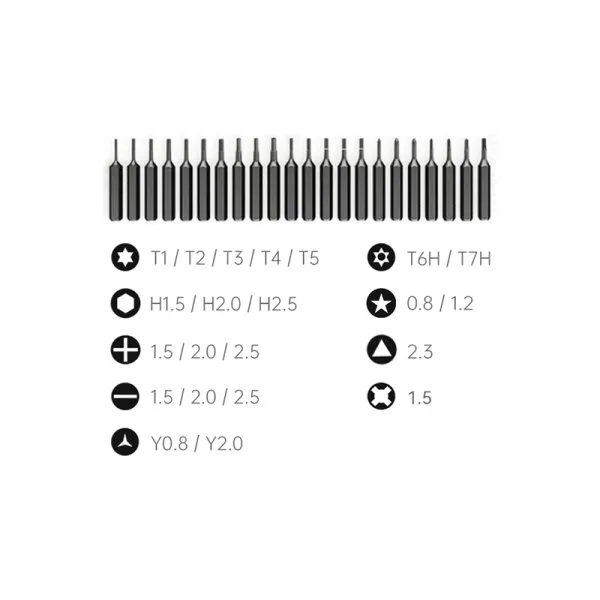 Jeu d'outils de précision JM-8185 (25pcs) - JAKEMY - image 7