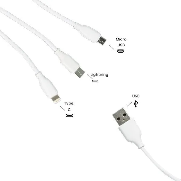 Cable 3 en 1 Multifonctions - image 3