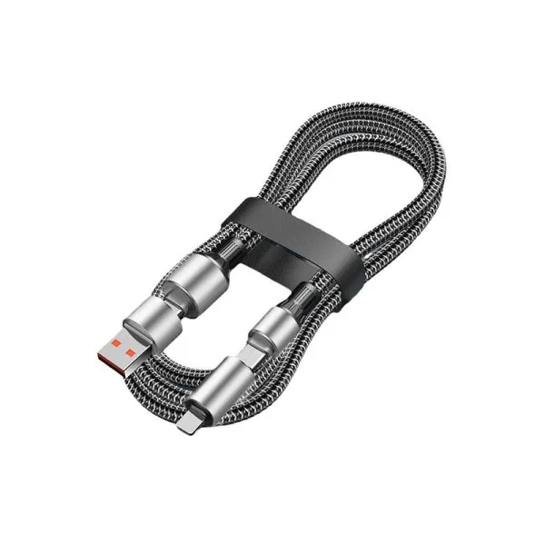 Câble Chargement Rapide USB-A Vers Lightning et USB-C Vers USB-C 1.3M - image 5