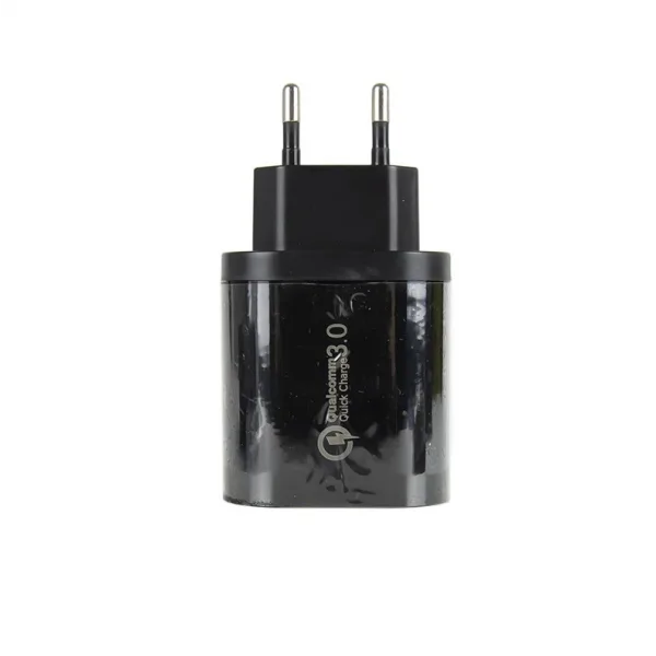 Adaptateur Secteur/USB 3 port 2,1A 5V Fast Charge 3.0 - BK373 (Noir) - image 4
