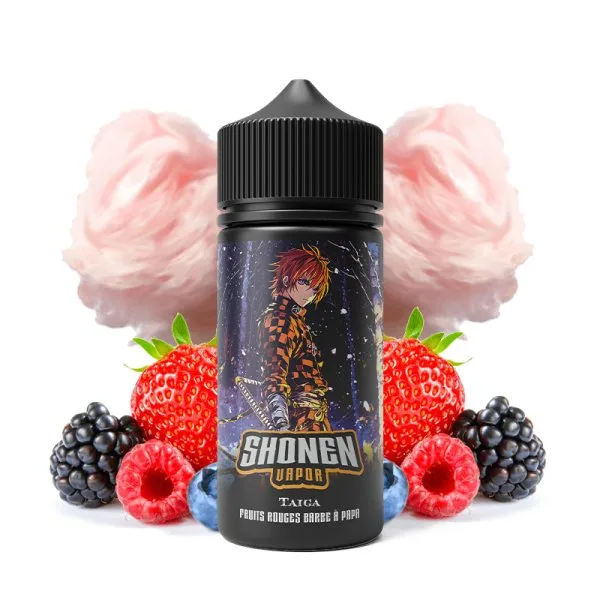 Taiga (Fruits rouges/Barbe à papa) 0mg 100ml - Shonen Vapor - image 2