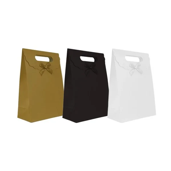 Sac Cadeau avec Poignée Nœud 24.5x12x31.5cm (10pcs) - image 2