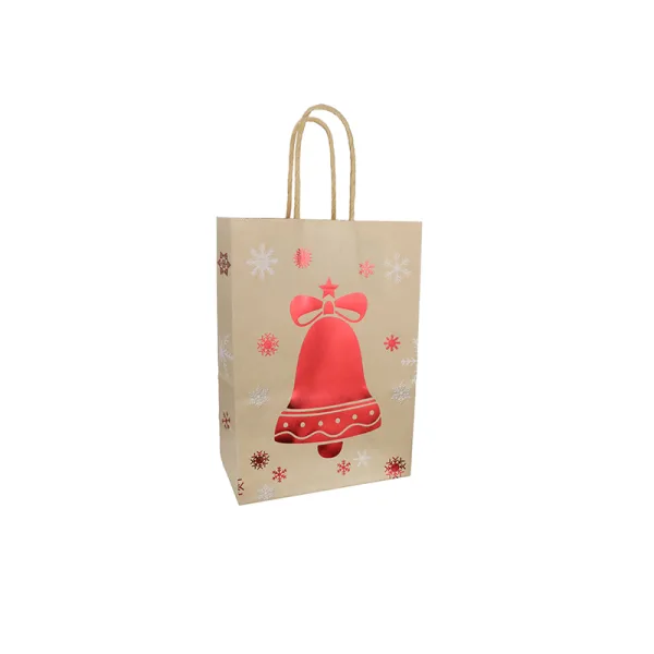 Sac Kraft Christmas Bells 15x8x21cm (10pcs) - image 4