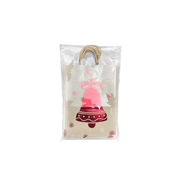 Sac Kraft Christmas Bells 15x8x21cm (10pcs) - image 6
