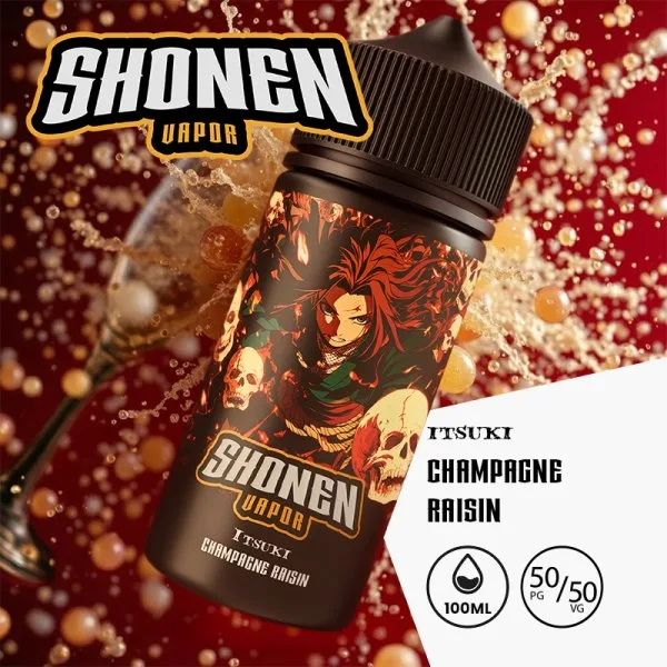 Itsuki (Champagne/Raisin) 0mg 100ml - Shonen Vapor - image 3
