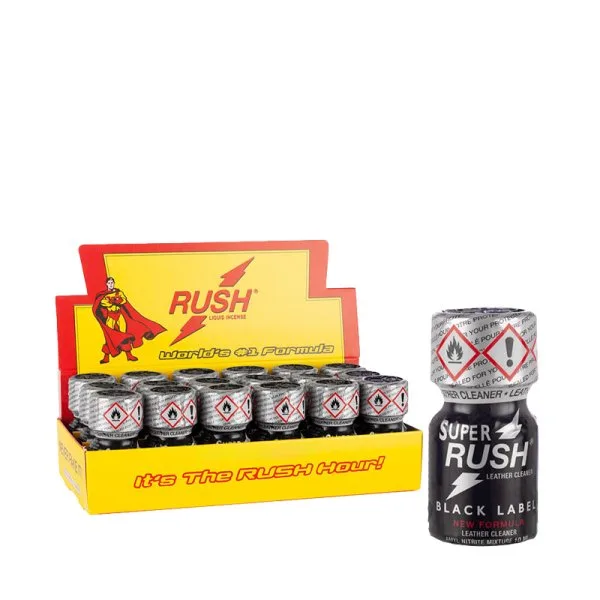 Poppers Super Black Label New Formula 10ml - Rush - image 3
