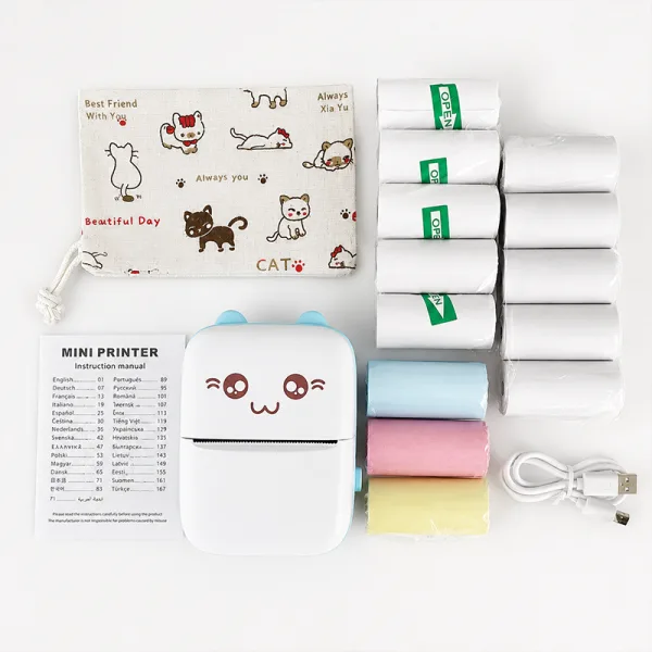Mini Imprimante Thermique Bluetooth Portable - image 3