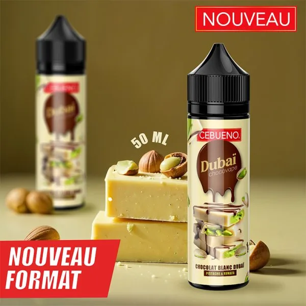 Dubaï Chocovape White 0mg 50ml - Cebueno - image 3