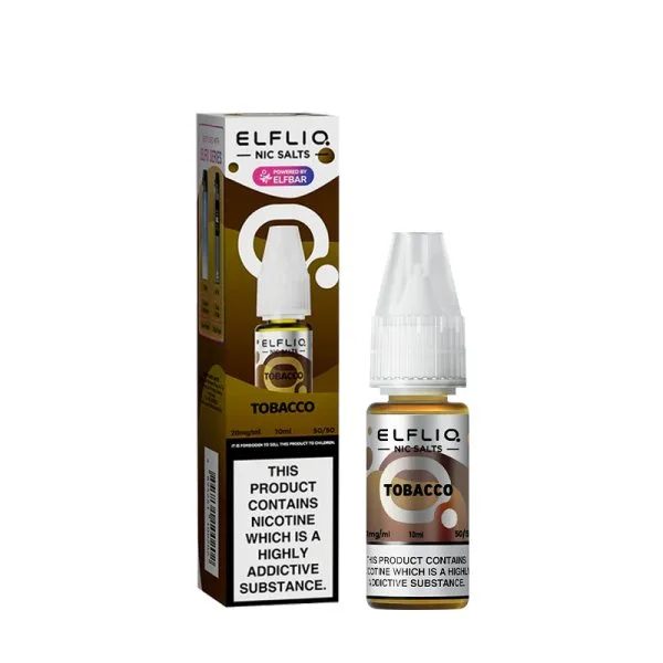 Tobacco Nic Salt 10ml - Elfliq by Elfbar - image 4