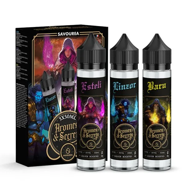 Tripack (Linzor/Esteli/Baru) (3pcs) 0mg 50ml - Arômes & Secrets by Savourea