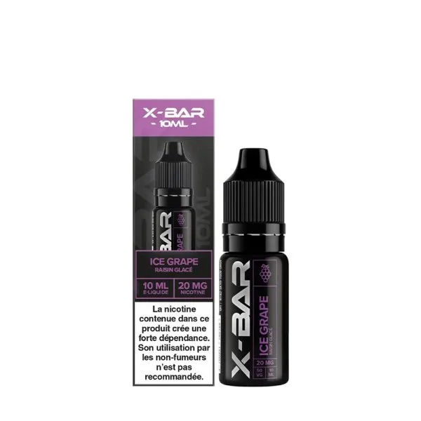 Ice Grape Nic Salt 10ml - X-Bar - image 4