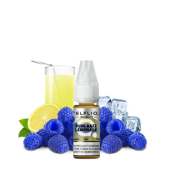 Blue Razz Lemonade Nic Salt 10ml - Elfliq by Elfbar - image 2