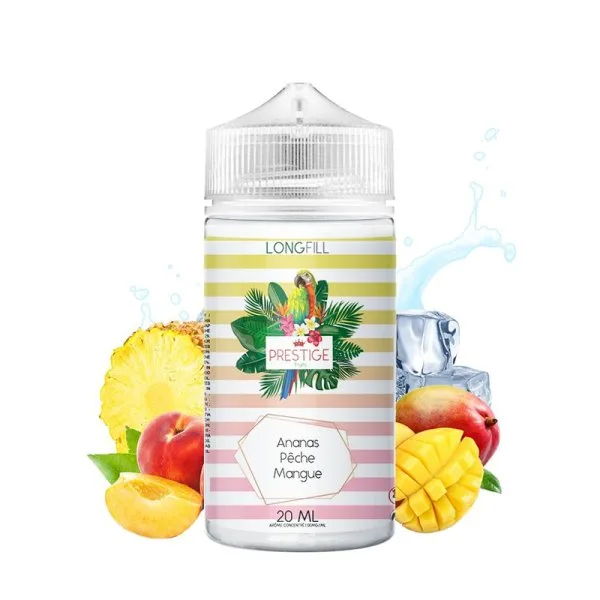 Long Fill (Arôme Concentré) Ananas Pêche Mangue 0mg 20/120ml - Prestige Fruits - image 2