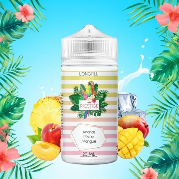 Long Fill (Arôme Concentré) Ananas Pêche Mangue 0mg 20/120ml - Prestige Fruits - image 3