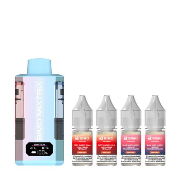 Mixtrix 2in1 80k + 4 E-liquides 850mAh 20ml / 2% - Bimo - image 4