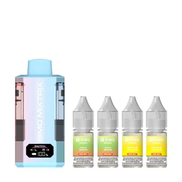 Mixtrix 2in1 80k + 4 E-liquides 850mAh 20ml / 2% - Bimo - image 6