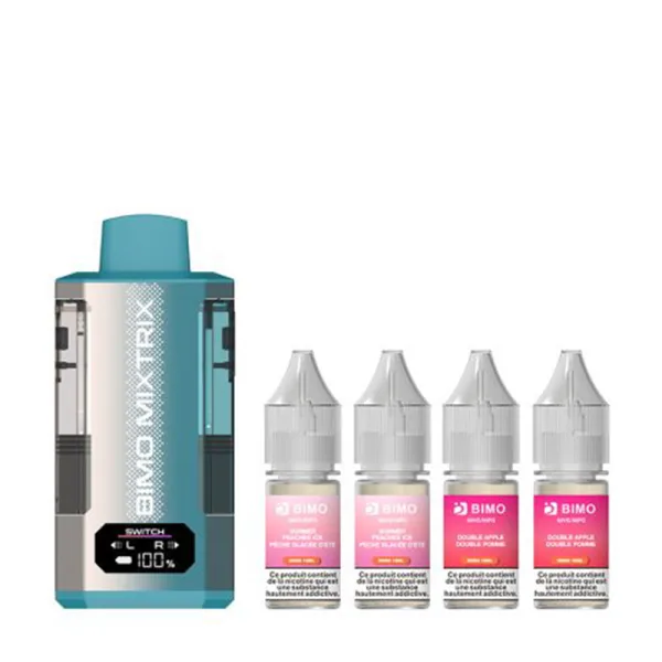 Mixtrix 2in1 80k + 4 E-liquides 850mAh 20ml / 2% - Bimo - image 11