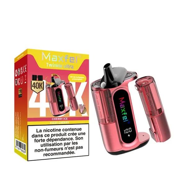 Starter Kit Twinkle Ultra 40K 2 in 1 1200mAh 2% - Maxfel - image 15