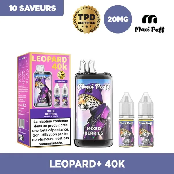 Leopard+ 40K 1100mAh 20ml / 2% - Maxi Puff - image 4