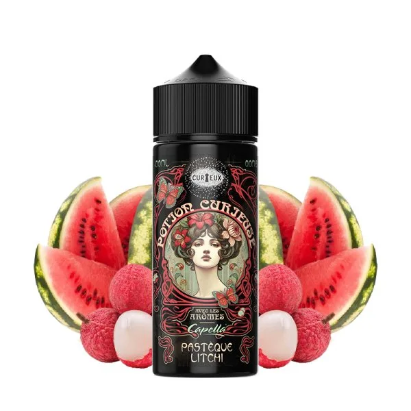 Pastèque Litchi 0mg 100ml - Les Potions Curieuses by Curieux - image 2