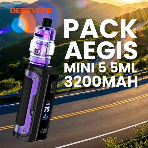 Pack Aegis Mini 5 5ml 3200mAh - Geekvape - image 3
