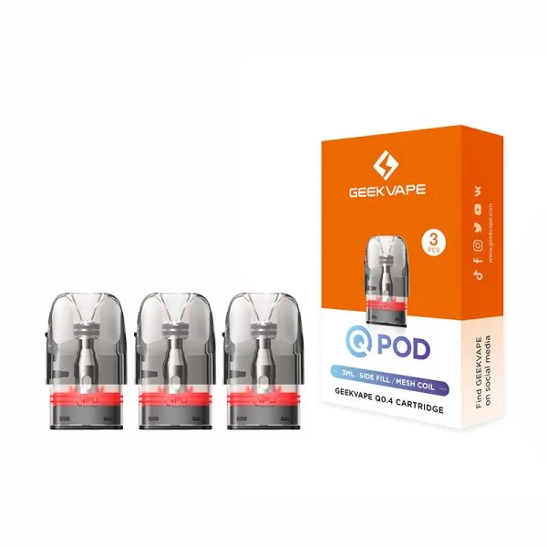 Cartouches Q Series 0.4/0.6/0.8Ω 3ml (3pcs) - Geekvape - image 4